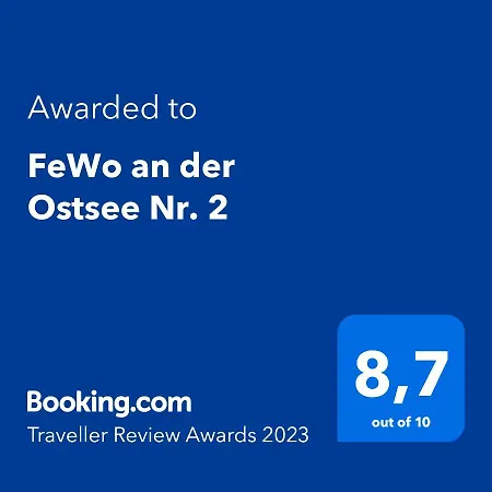 An Der Ostsee Nr. 2 Apartment